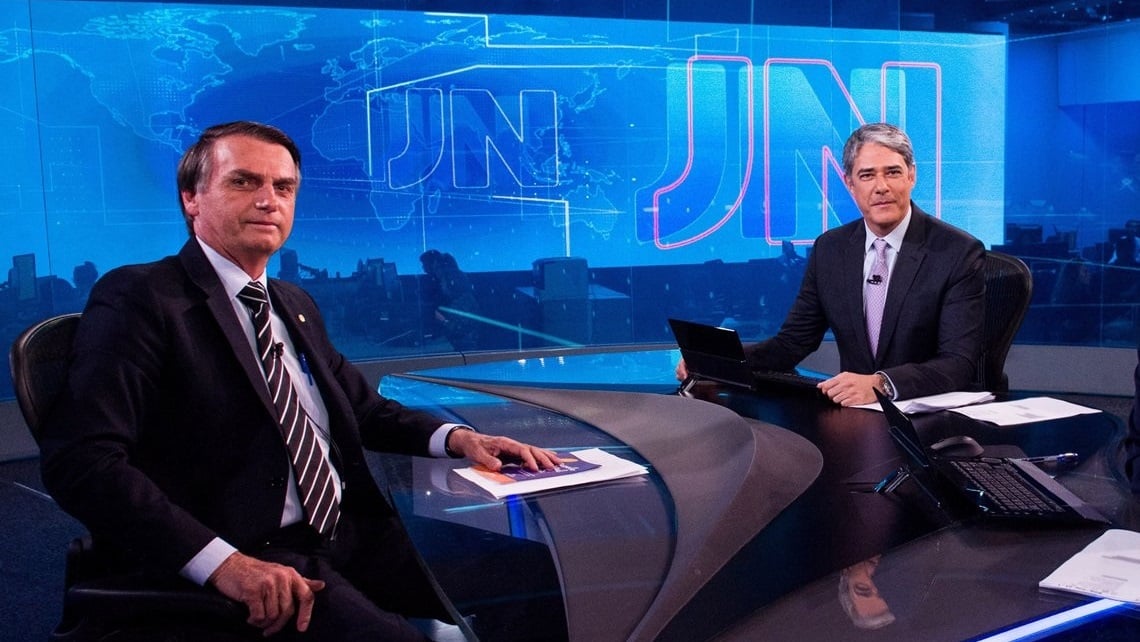 William Bonner chama Jair Bolsonaro de “mentiroso” e faz “Jornal Nacional” bater 30 pontos no Ibope
