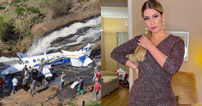 Marília Mendonça estava dentro do avião que caiu em Minas Gerais