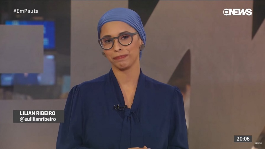 Lilian Ribeiro emociona colegas da Globo News ao anunciar que está doente