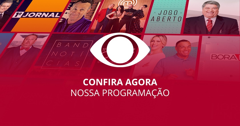 Confira a programação da Band entre os dias 29/11 a 05/12/2021