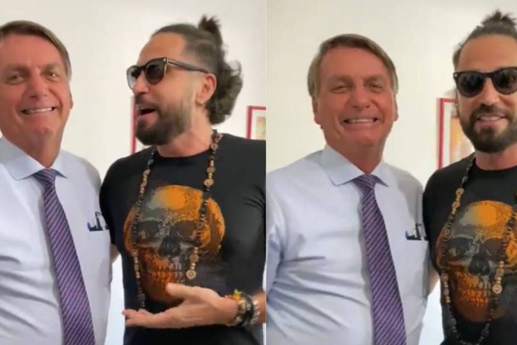 Latino almoça com Bolsonaro e afirma: “Capitão, você já está reeleito!”