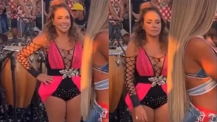 Daniela Mercury dá “conferida” em bumbum de Brunna Gonçalves e Ludmilla se manifesta
