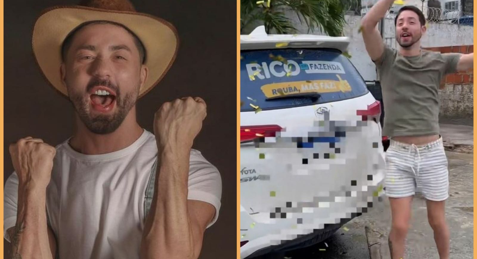 Campeão de “A Fazenda” avisa que vai se candidatar às eleições: “Se corrupção te faz mal, é Rico chupa p*u”
