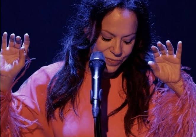 Cantora Bebel Gilberto samba em cima da bandeira do Brasil e pede desculpas