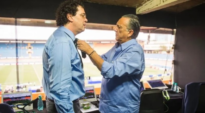 Galvão Bueno manda recado para Casagrande após o comentarista deixar a TV Globo