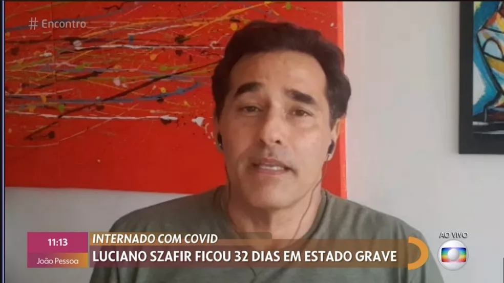 Luciano Szafir descobre doença após a Covid e precisa usar prótese nas pernas: “Sinto muita dor”