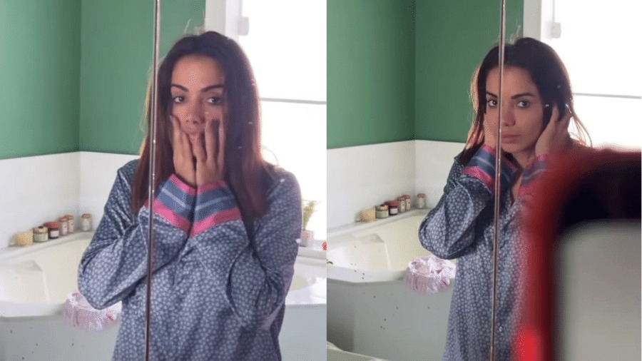 Anitta corta cabelo com ajuda de Gkay e se arrepende: “Está muito torto”