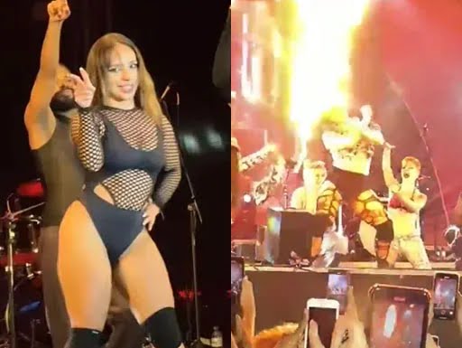 Cabelo de dançarina de Luísa Sonza ”pega fogo” e cantora se pronuncia