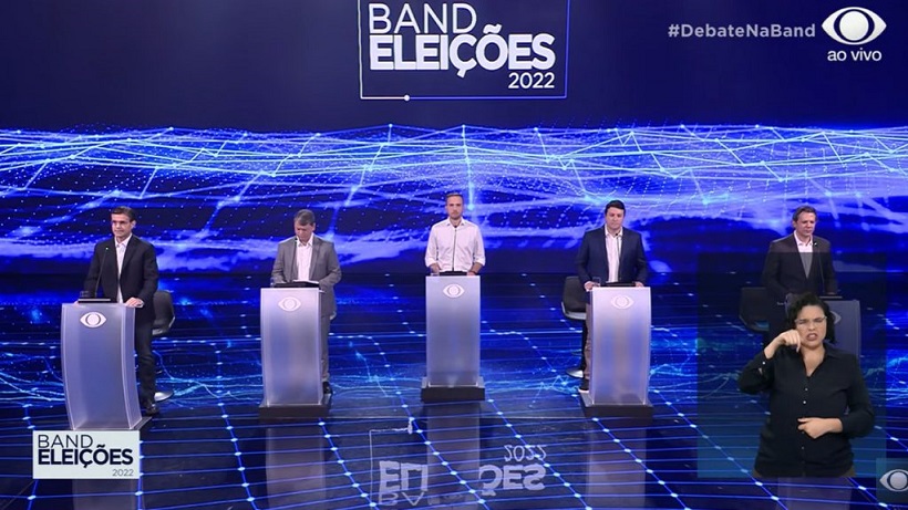 Confira a audiência do debate na Band entre os candidatos ao Governo de São Paulo