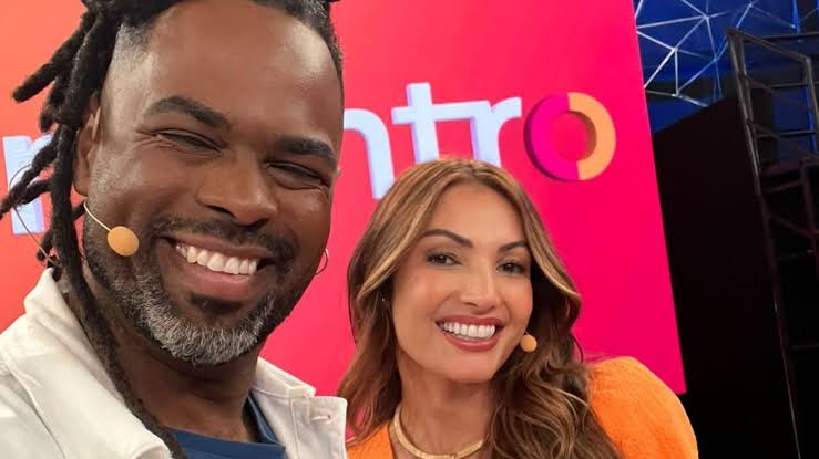 Manoel Soares comemora 2 meses como apresentador do “Encontro”, ao lado de Patrícia Poeta