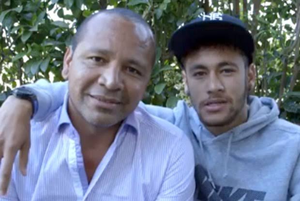 Pai de Neymar sofre acidente e é levado para o hospital