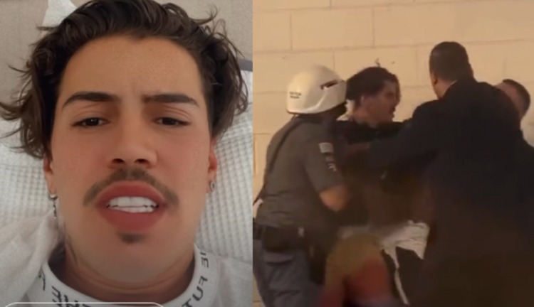 Biel se envolve em briga em show de Gusttavo Lima e apanha da polícia; cantor se pronuncia