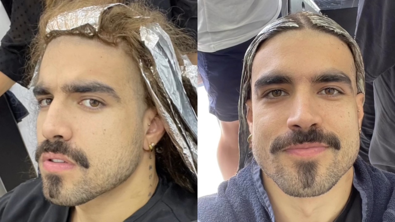 Novo visual de Caio Castro divide opiniões nas redes sociais: “Está estranho”