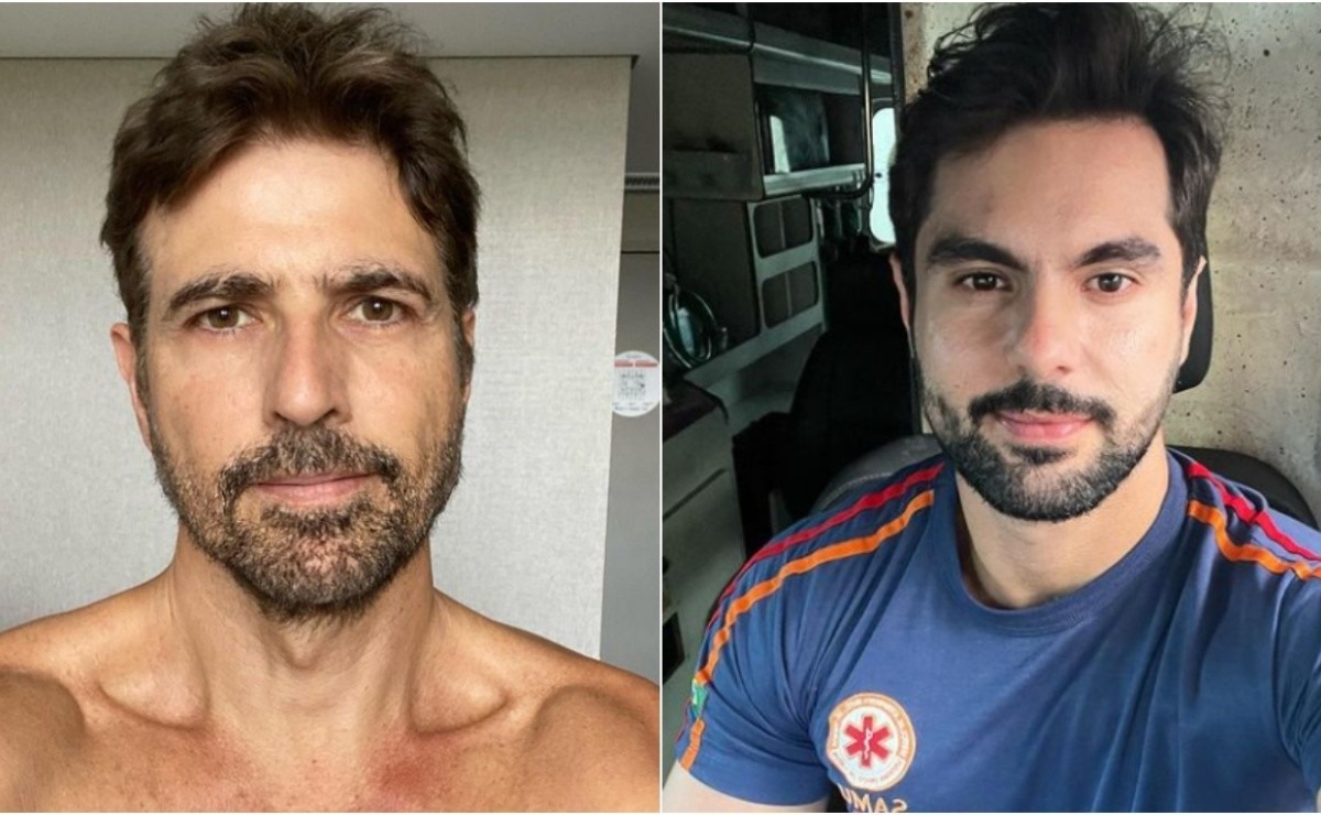 Reynaldo Gianecchini aparece com “galã do samu” e web cogita affair