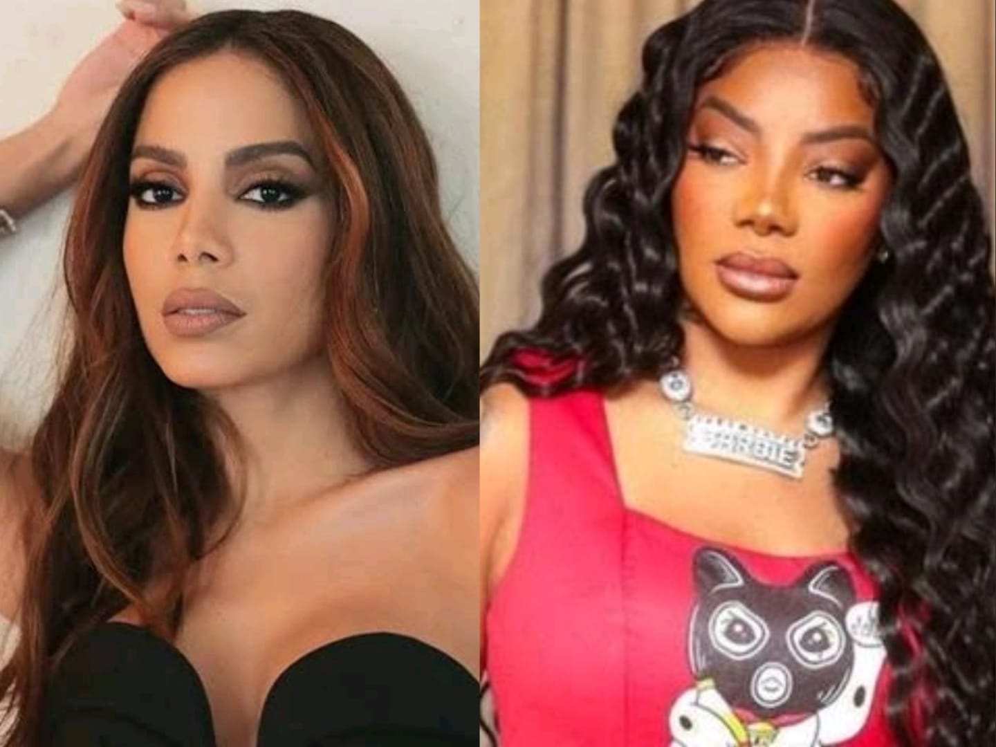 Fãs de Anitta fazem comentários racistas contra Ludmilla e as duas se pronunciam