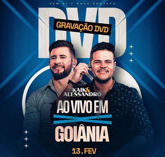 Kaik & Alessandro anunciam gravação do quarto DVD em Goiânia