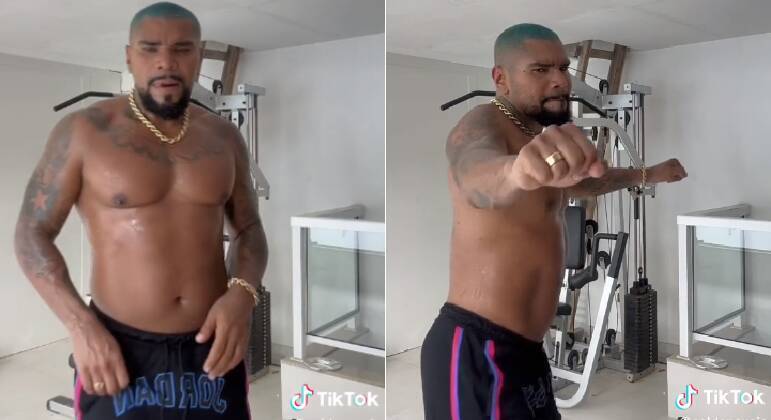 Naldo Benny vira piada ao tentar sensualizar e quase mostra demais: “Apague antes que piore”