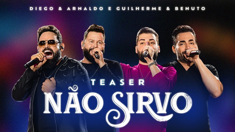 Diego e Arnaldo lançam “Não Sirvo” com participação especial de Guilherme e Benuto