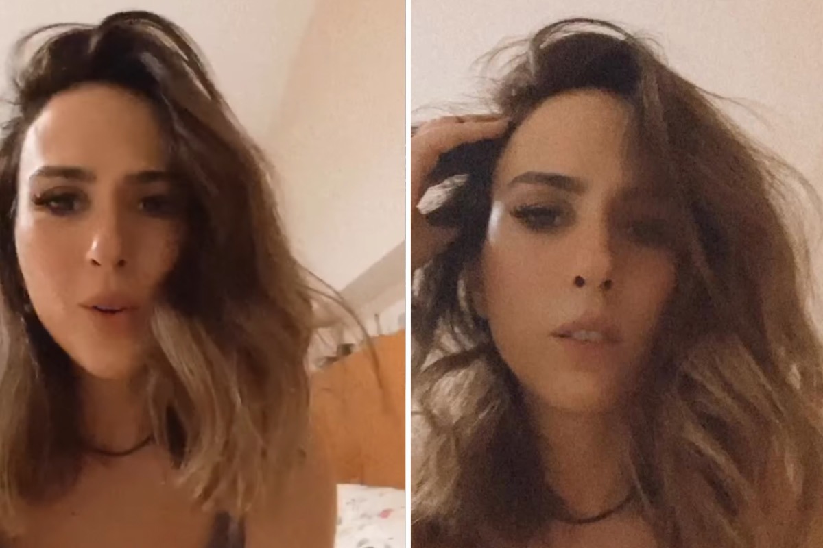 Tatá Werneck faz vídeo trocando de roupa e quase fica pelada: “Desculpa”