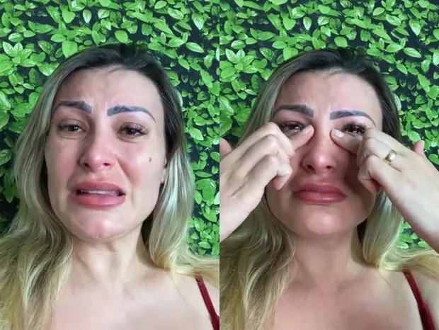 Andressa Urach chora ao revelar sua saída do OnlyFans: “Muitas dores”