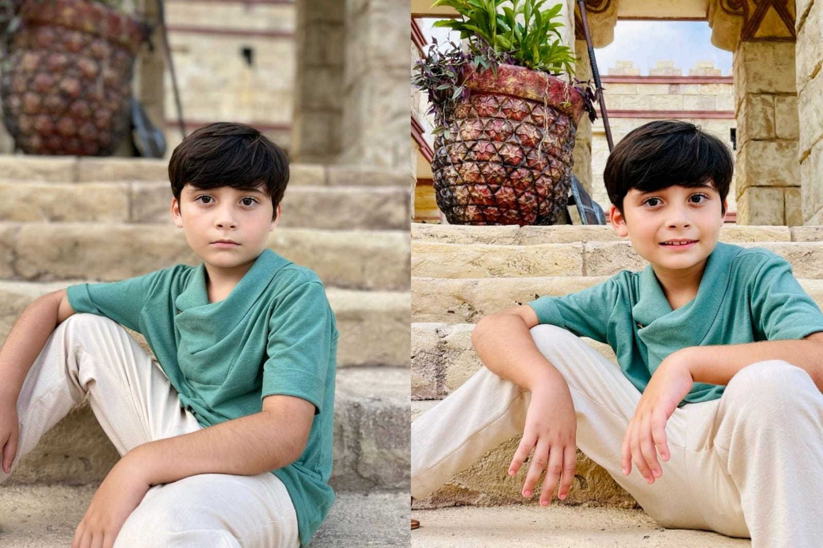 Jovem ator de apenas 7 anos, Bernardo Pallottino conquista fãs com sua atuação talentosa na série “Reis”