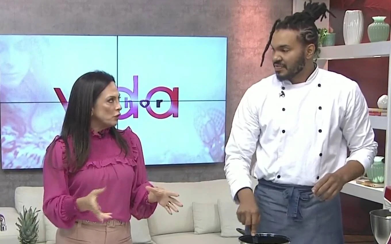 Culinarista acusa apresentadora de humilhá-lo ao vivo: “Debochou da minha cara”
