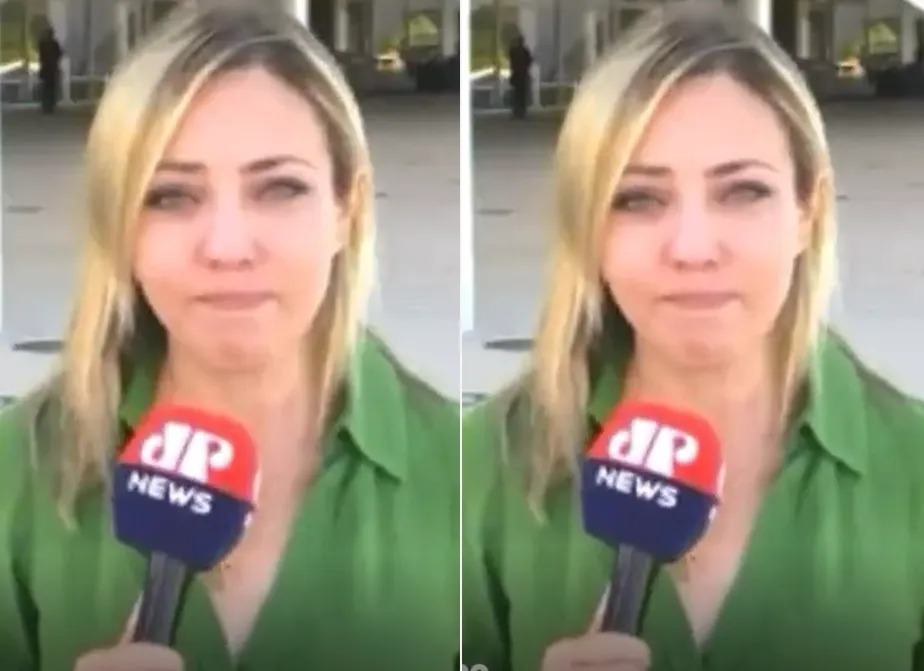 Repórter da Jovem Pan que chorou ao anunciar investigação de Bolsonaro se pronuncia: “Muita dor”