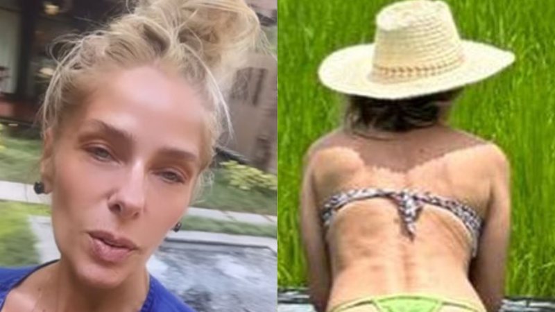 Na Tailândia, Adriane Galisteu posa de fio-dental e mostra o bumbum: “Uau”