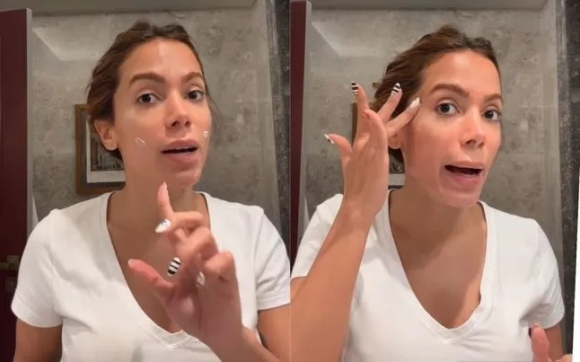 Anitta revela que usa creme feito do seu próprio sangue