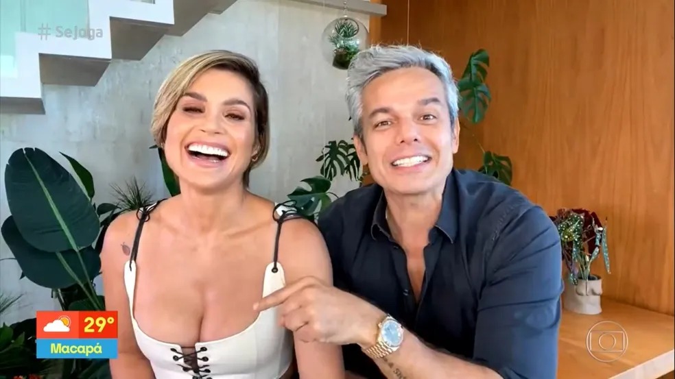 Otaviano Costa fala sobre vida íntima com Flávia Alessandra: “Aquele tesão”