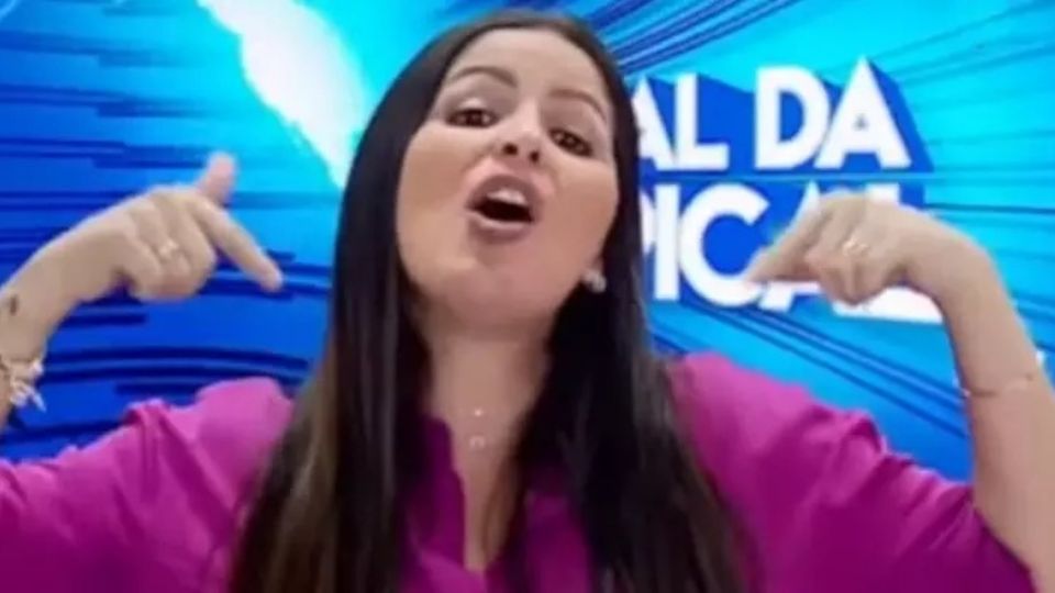 Apresentadora do SBT surta e manda público “para o quinto dos infernos”