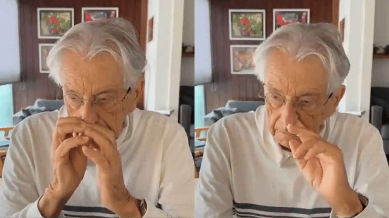 Fernando Gabeira enfia dedo no nariz, ao vivo, na TV Globo e vira pirada