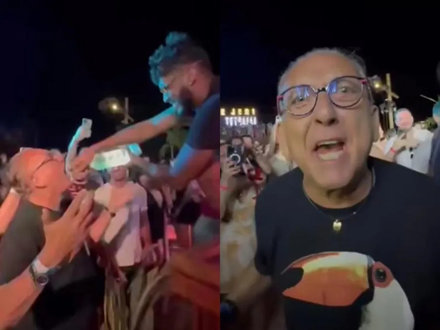 Galvão Bueno é flagrado enchendo a cara em balada no Ceará