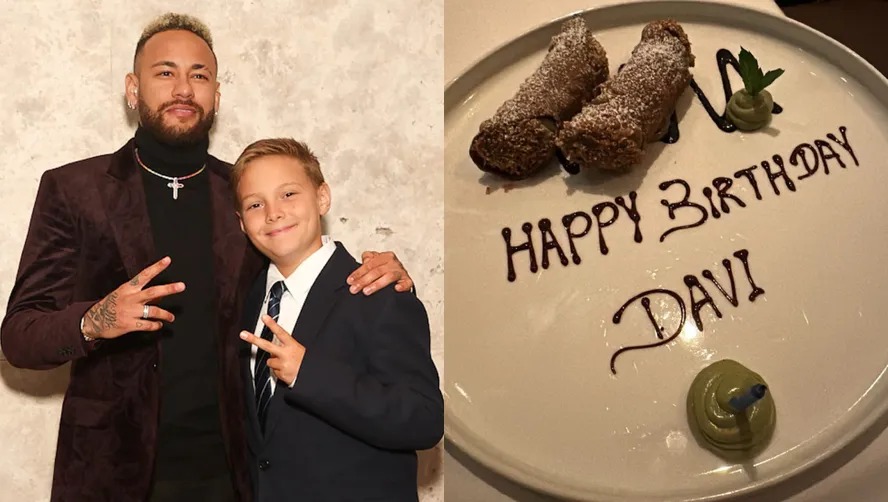 Prato escolhido em aniversário de filho de Neymar vira piada na internet