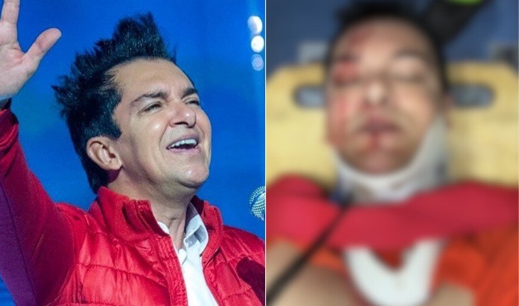 Regis Danese sofre acidente e grava vídeo ferido: “Orem por mim”