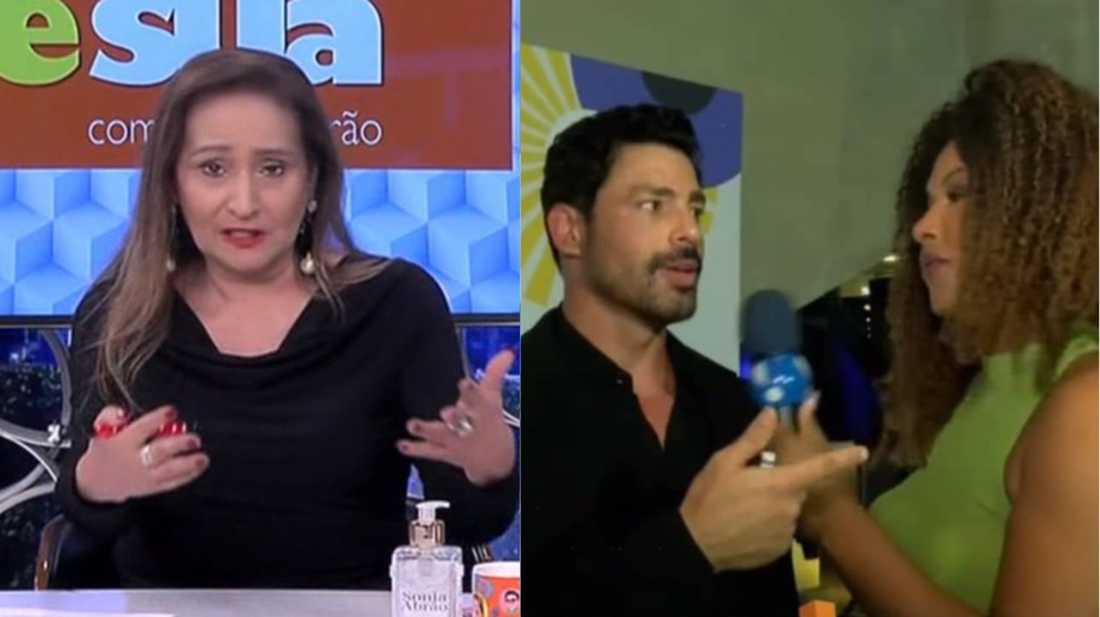 Cauã Reymond dá fora em repórter de Sonia Abrão e apresentadora se pronuncia