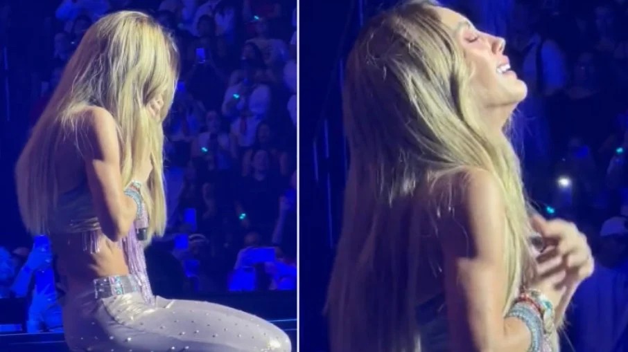 Anahí explica motivo de ter caído no choro durante show