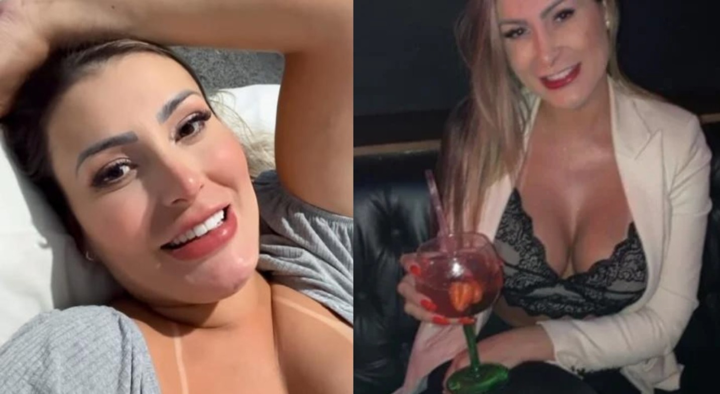 Andressa Urach passa mal, faz cirurgia e horas depois vai para festa: “A vida é curta”
