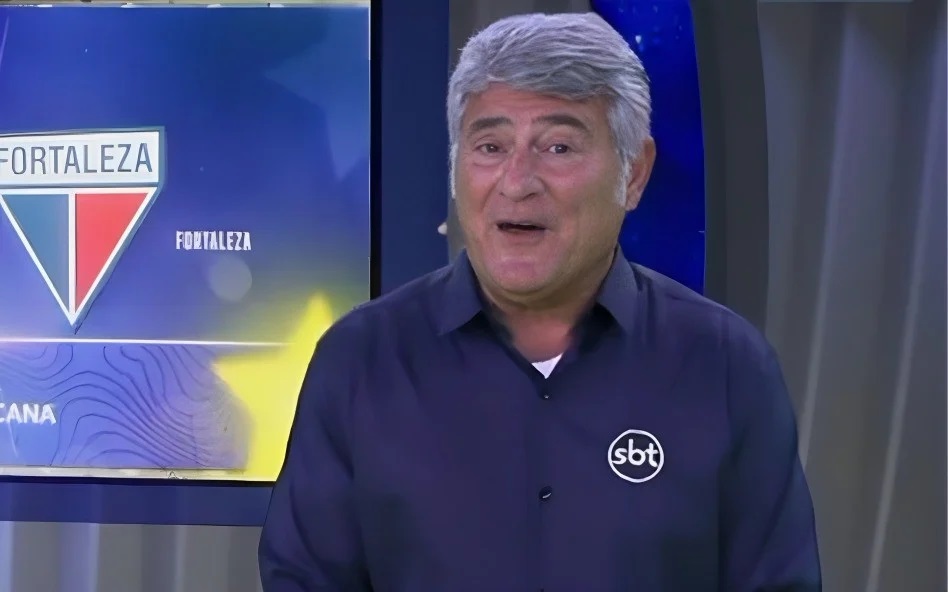 SBT atinge liderança com estreia de Cleber Machado na transmissão de Corinthians X Fortaleza