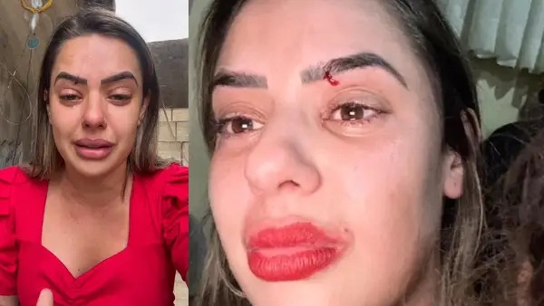 Repórter da Band relata agressões do marido e cai no choro