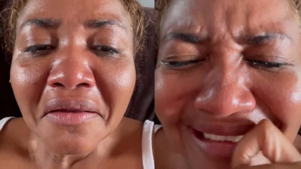 Gaby Amarantos surge aos prantos e assusta internautas: “Muita luta”