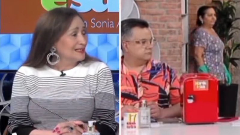Mulher distraída comete gafe e entra no estúdio do programa de Sonia Abrão