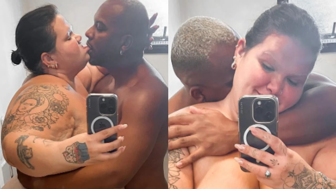 Thais Carla aparece nua com o marido e gera revolta na internet: “Não é normal”