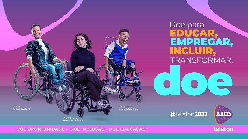 Campanha AACD Teleton busca arrecadar R$ 35 milhões com maratona no SBT em 2023