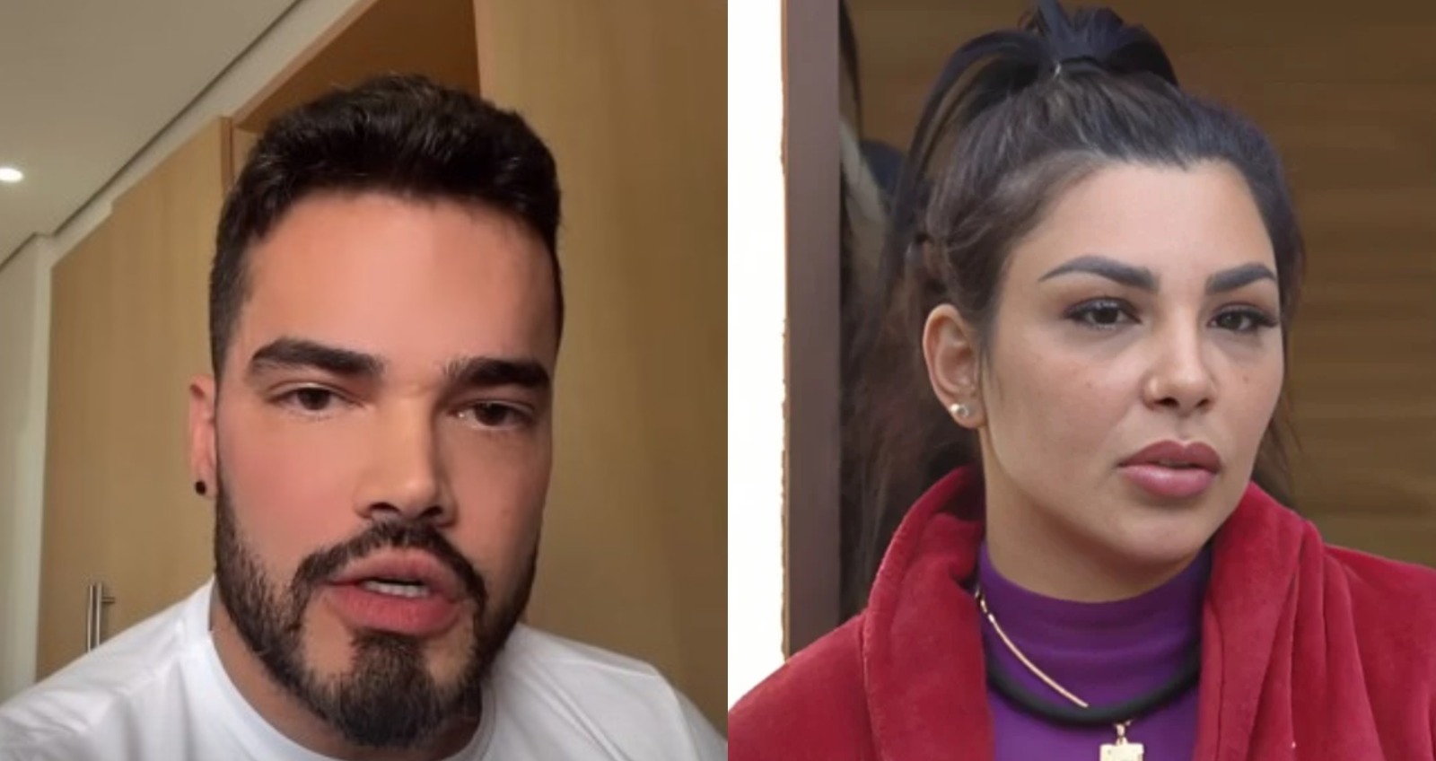 Marido de Jenny Miranda revela que peoa está sendo ameaçada de morte