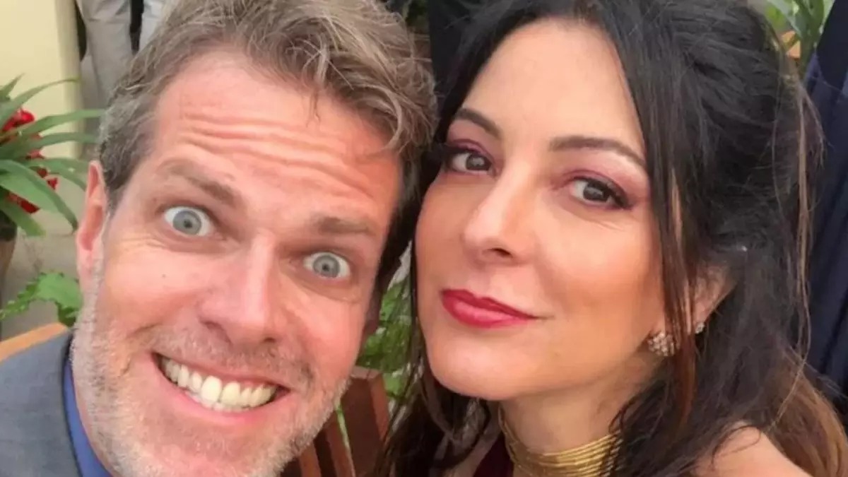 Marido de Ana Paula Padrão foge de assalto, cai em vala e é internado