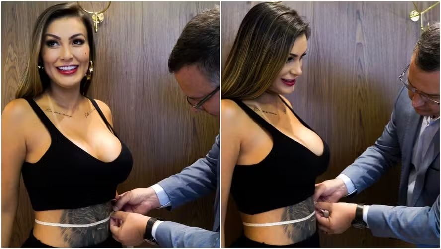 Andressa Urach revela que irá retirar 4 costelas e aumentar os seios: “O máximo que puder”