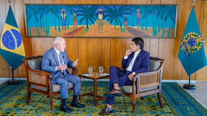 Novo “SBT Brasil” estreia com entrevista exclusiva do presidente Lula