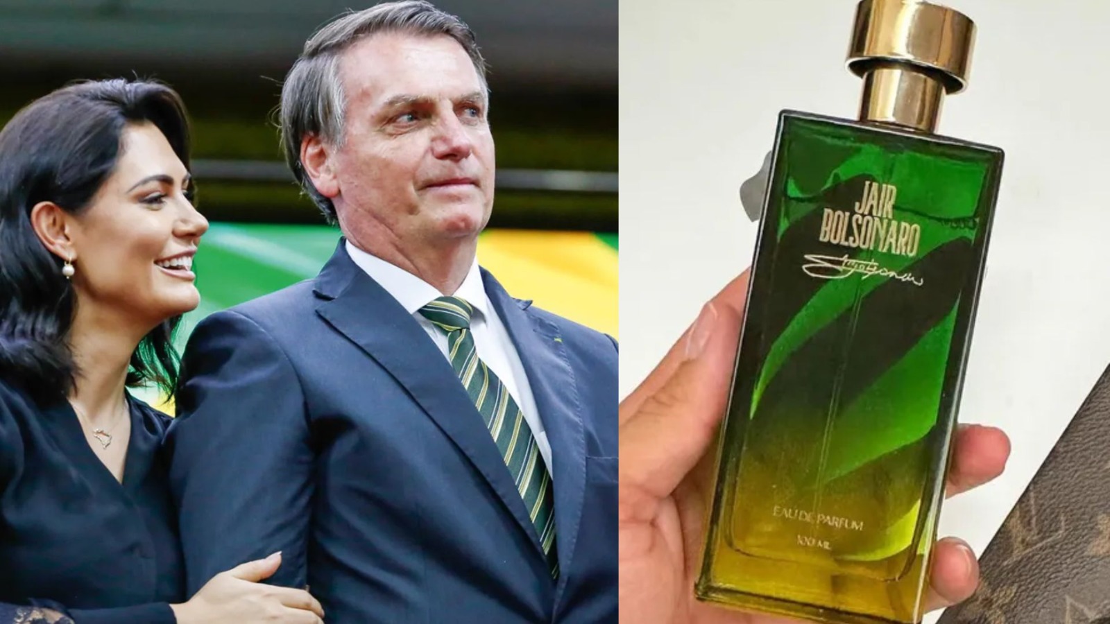 Jair Bolsonaro e esposa fazem ensaio para lançamento de perfume: “Cheiro do ex-presidente”