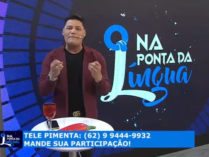 “Na Ponta da Língua” com Gui Artístico é sucesso na TV Goiânia